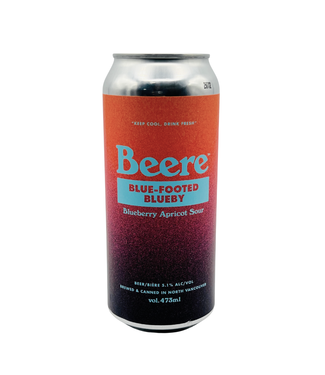 Beere Brewing Co. Beere Brewing Co. Blue Footed Blueby Blueberry Apricot Sour 473ml