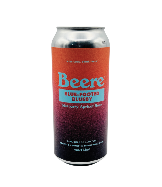 Beere Brewing Co. Blue Footed Blueby Blueberry Apricot Sour 473ml