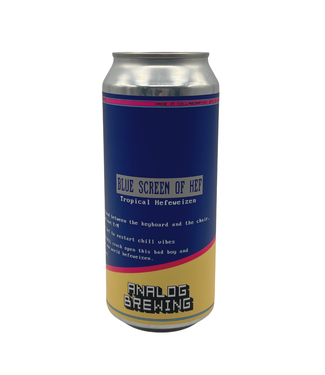 Analog Brewing Analog Brewing Blue Screen of Hef Tropical Hefeweizen 473ml