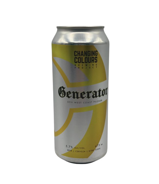 Changing Colours Brewing Project Generator DDH West Coast Pilsner 473ml