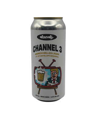 The Dandy Brewing Co. Dandy / Stonyslope Collab: Channel 3 Munich Helles Lager 473ml