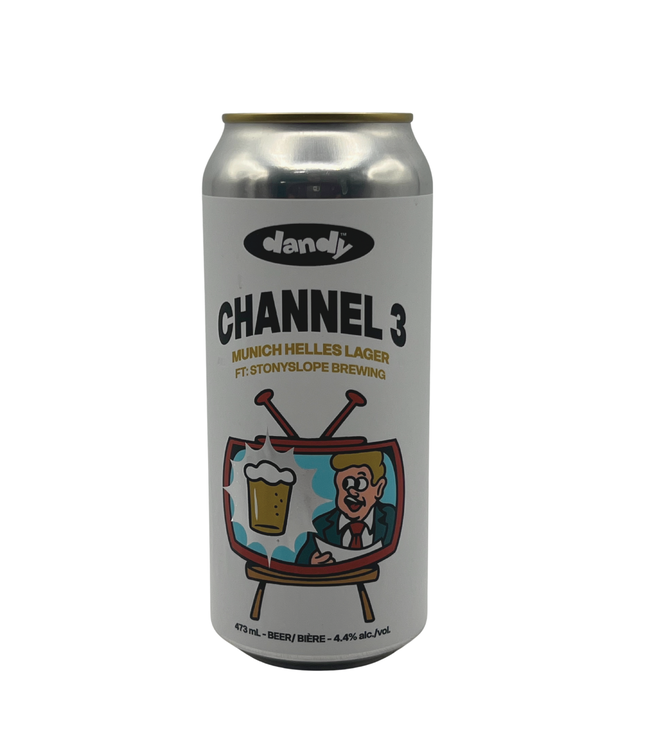 Dandy / Stonyslope Collab: Channel 3 Munich Helles Lager 473ml