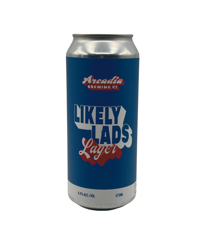 Arcadia Brewing Likely Lads Lager 473ml