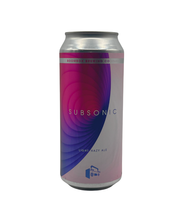 Boombox Brewing Subsonic Light Hazy Ale 473ml