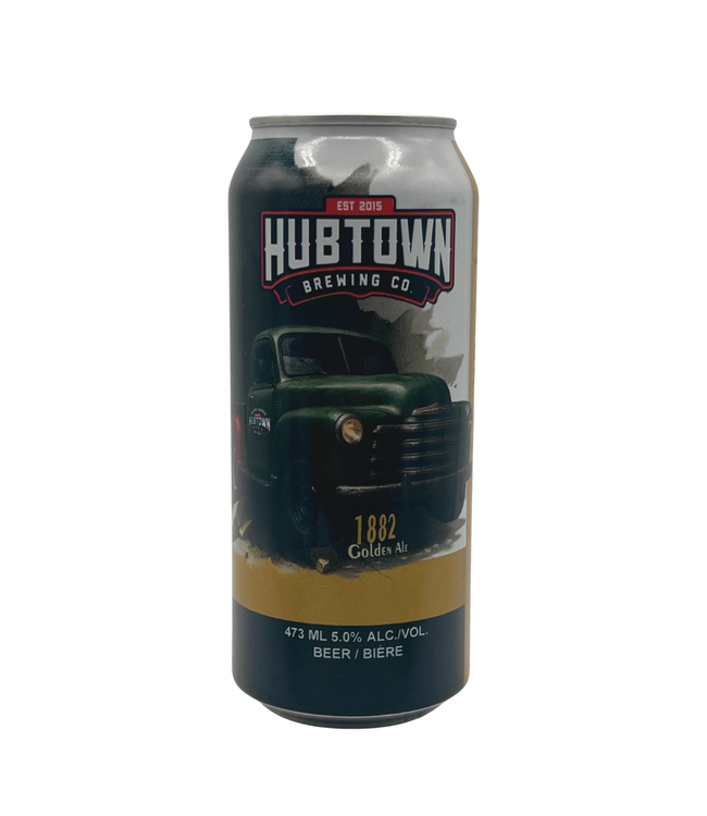 Hub Town Brewing Co. Gluten Reduced 1882 Golden Ale 473ml