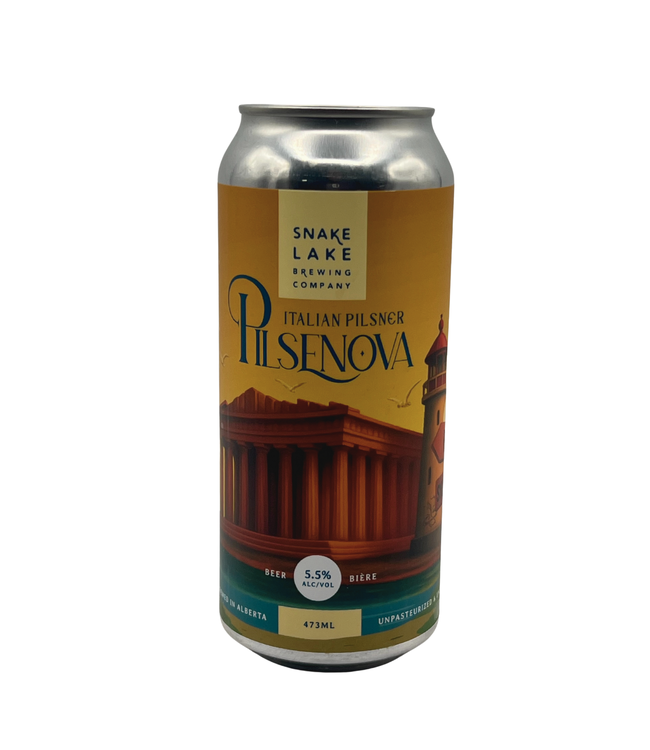 Snake Lake Brewing Pilsenova Italian Pilsner 473ml