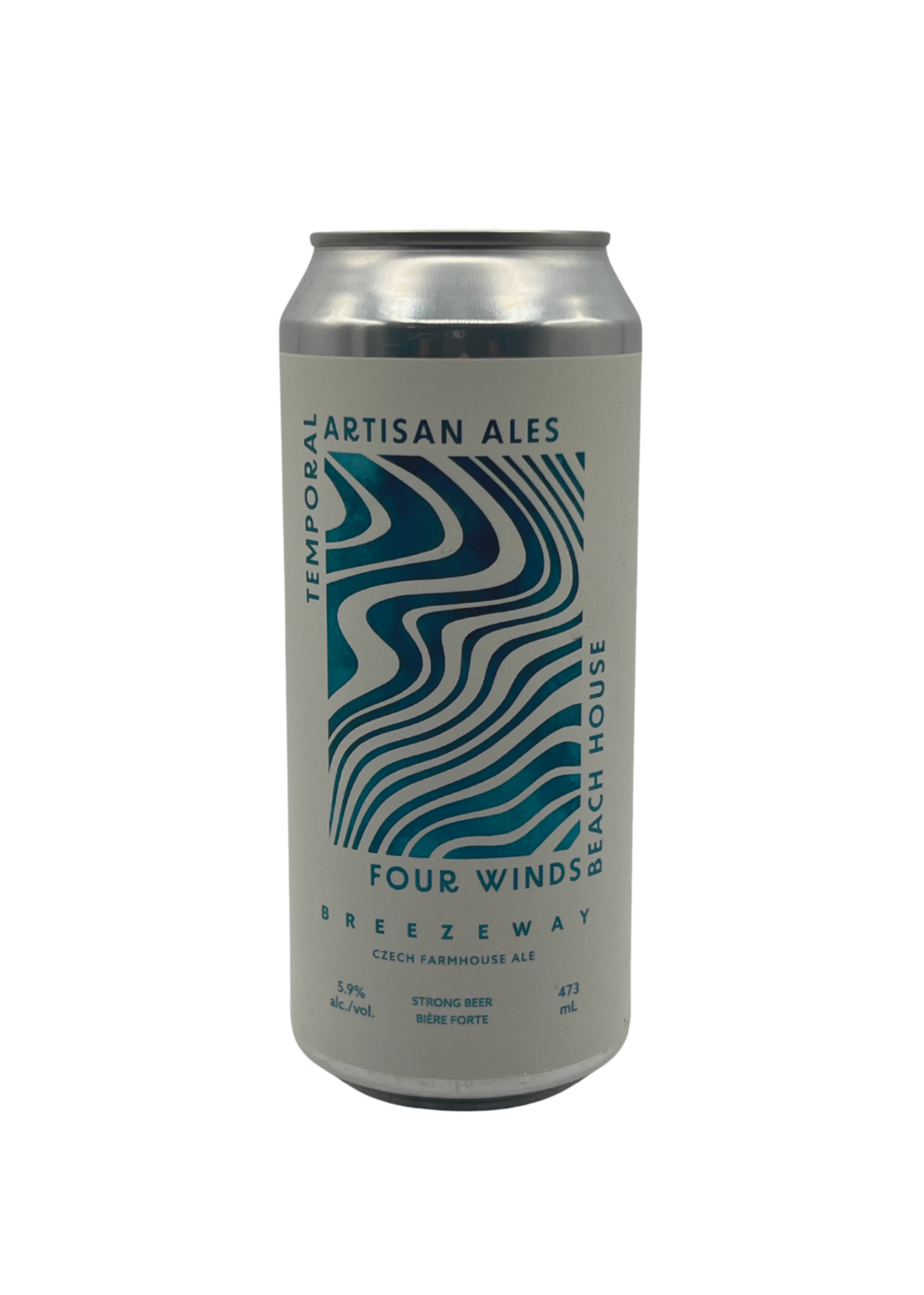 Temporal Artisan Ales Temporal X Four Winds Collab: Breezeway Czech Farmhouse Ale 473ml