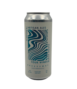 Temporal Artisan Ales Temporal X Four Winds Collab: Breezeway Czech Farmhouse Ale 473ml