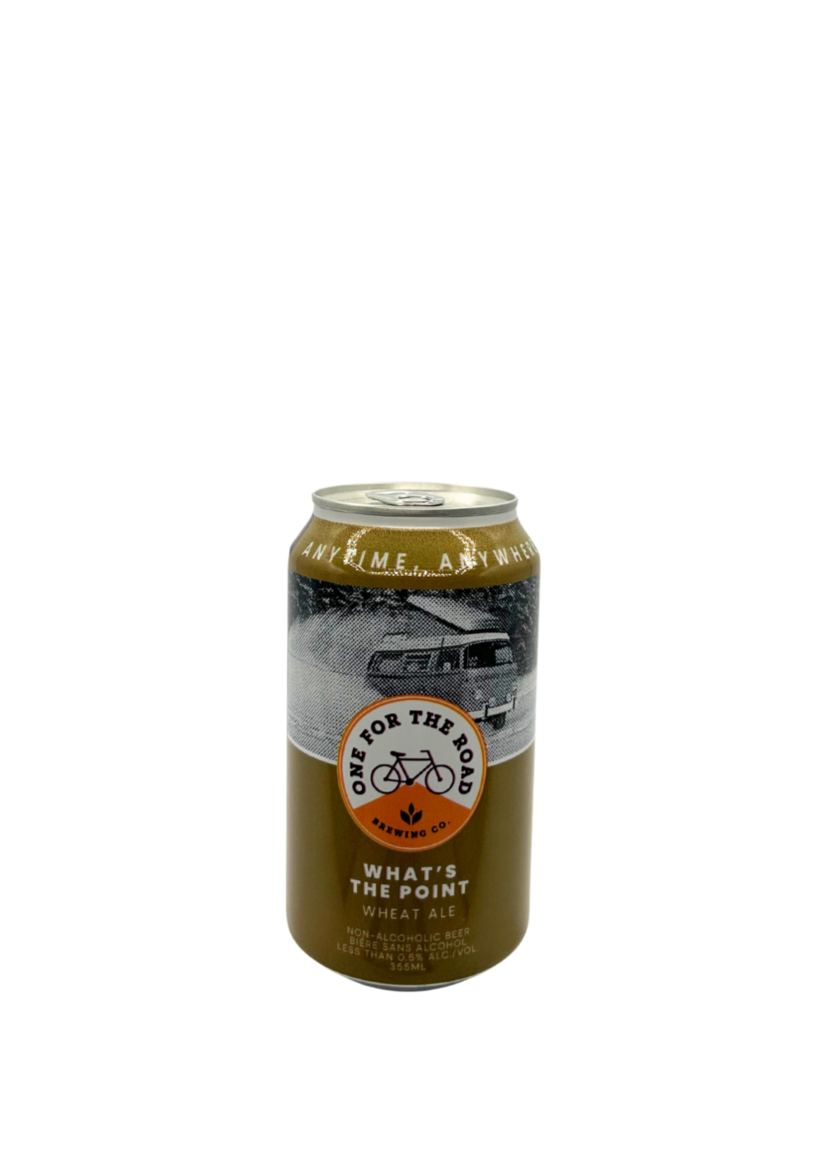 One For the Road Brewing One for the Road What's the Point Non-Alcoholic Wheat Ale 355ml