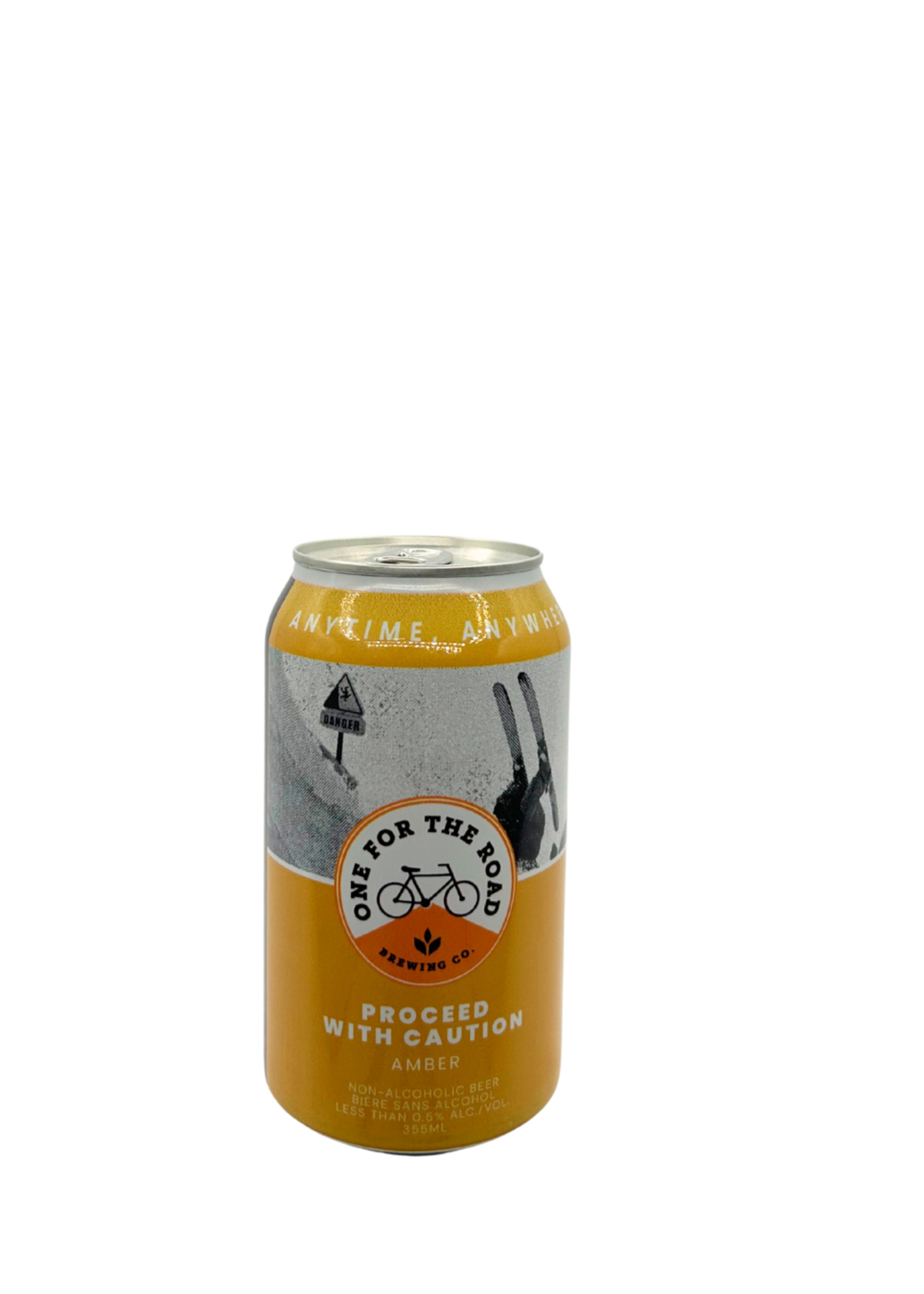 One For the Road Brewing One for the Road Proceed with Caution Amber Non-Alcoholic 355ml