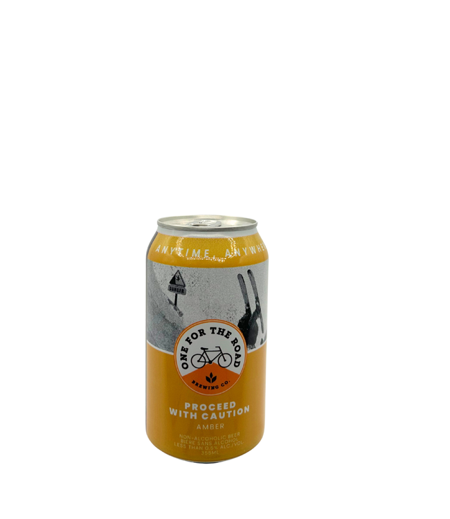 One for the Road Proceed with Caution Amber Non-Alcoholic 355ml