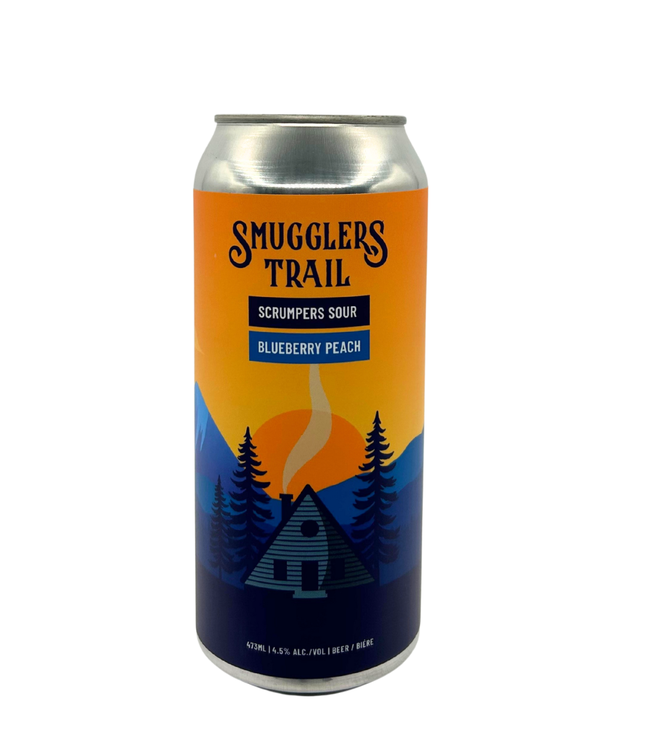 Smugglers Trail Brewery Scrumpers Blueberry Peach Sour 473ml