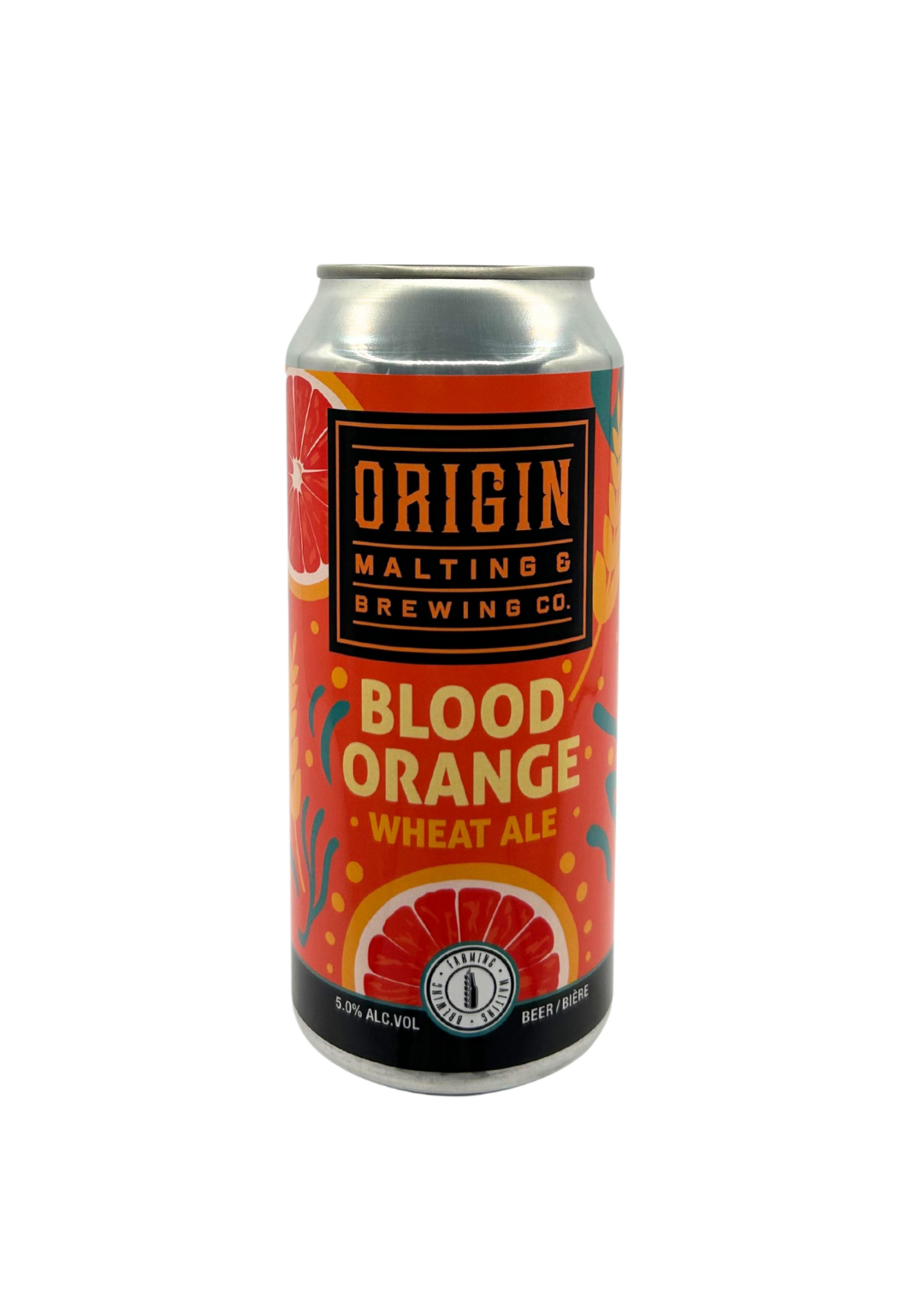 Origin Malting & Brewing Origin Malting & Brewing Blood Orange Wheat Ale 473ml