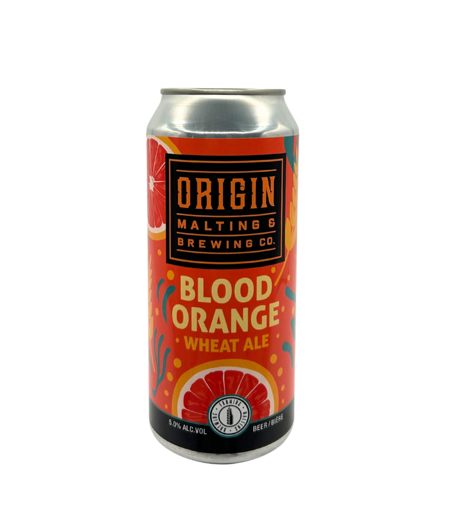 Origin Malting & Brewing Blood Orange Wheat Ale 473ml