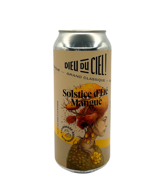 Dieu Du Ciel! Dieu du Ciel! Solstice d'Été Mangue Sour Wheat Ale With Mango 473ml