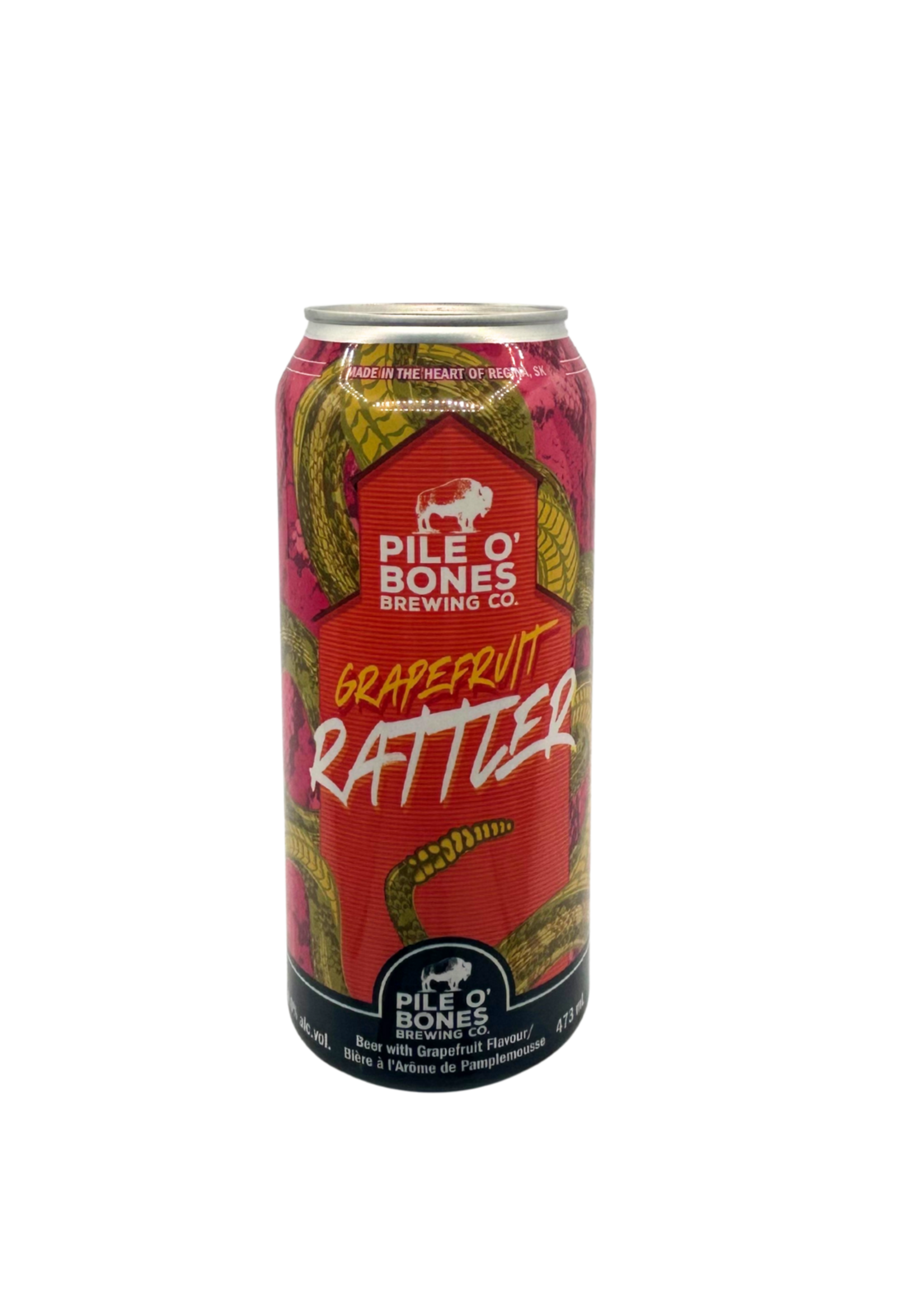 Pile O' Bones Brewing Pile O' Bones Brewing Co. Grapefruit Rattler 473ml