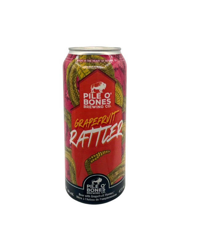 Pile O' Bones Brewing Co. Grapefruit Rattler 473ml