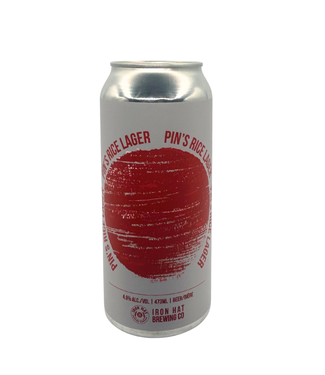 Iron Hat Brewing Co. Iron Hat Brewing Co. Pin's Rice Lager 473ml