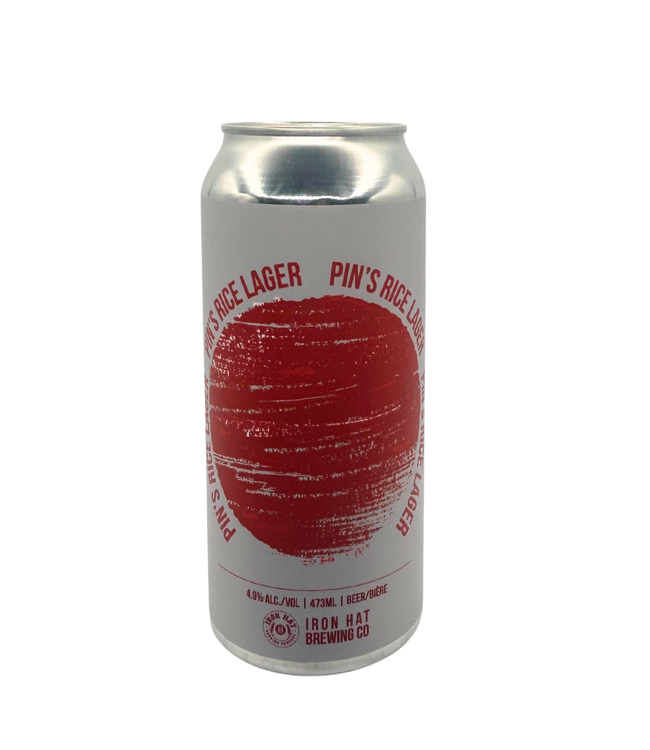 Iron Hat Brewing Co. Pin's Rice Lager 473ml