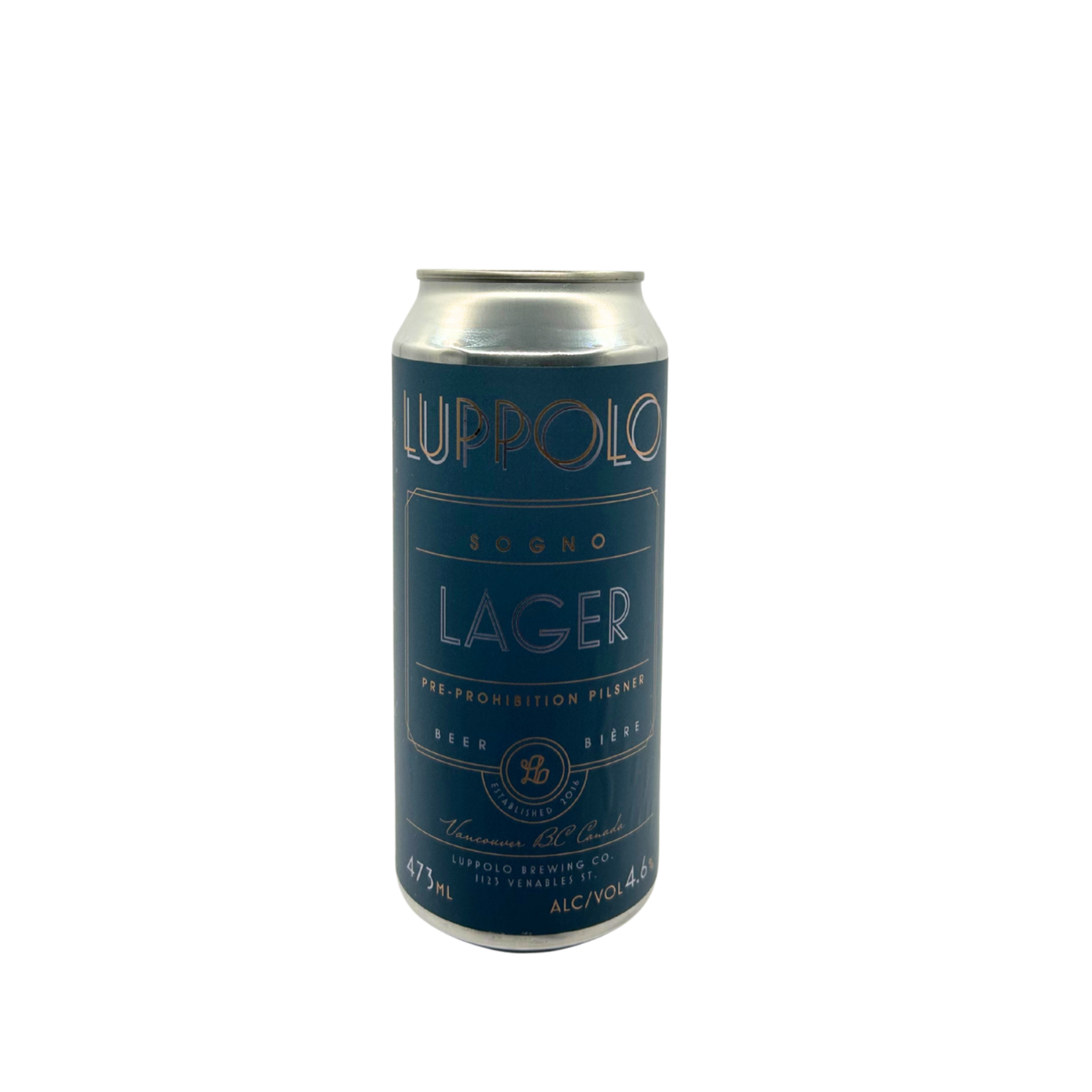 Luppolo Brewing Company Luppolo Brewing Co. Sogno Classic American Pilsner 473ml