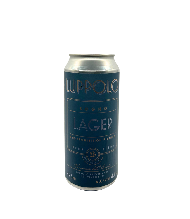 Luppolo Brewing Co. Sogno Classic American Pilsner 473ml