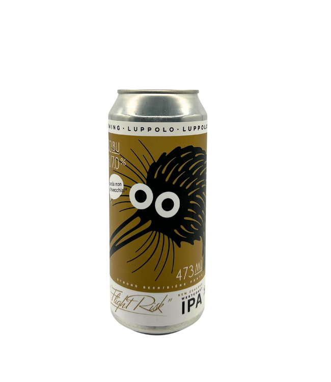 Luppolo Brewing Co. Flight Risk NZ West Coast IPA 473ml