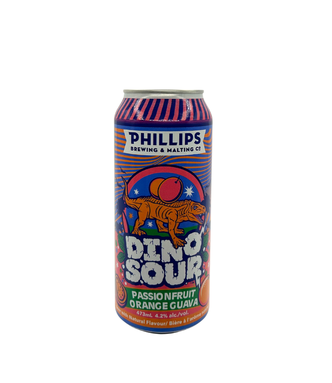 Phillips Brewing Dinosour Passion Orange Guava Sour 473ml