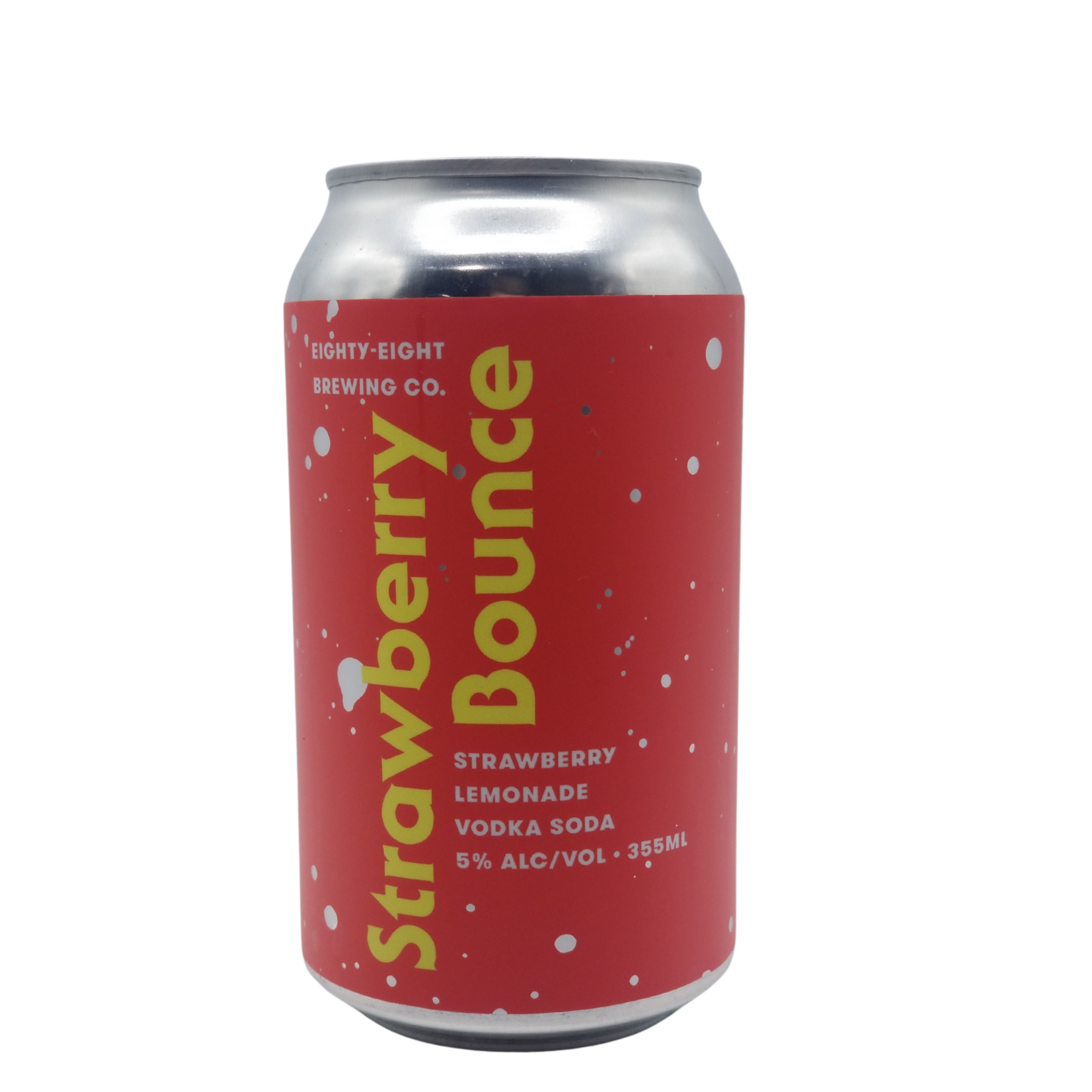 Eighty Eight Brewing Eighty Eight Strawberry Bounce Strawberry Lemonade Vodka Soda 355ml