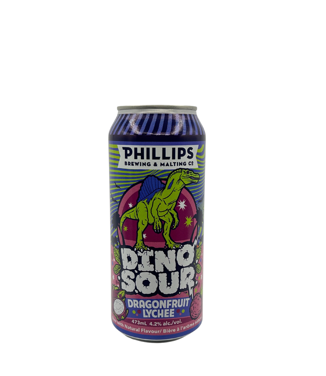 Phillips Brewing Dinosour Dragonfruit Lychee Sour 473ml