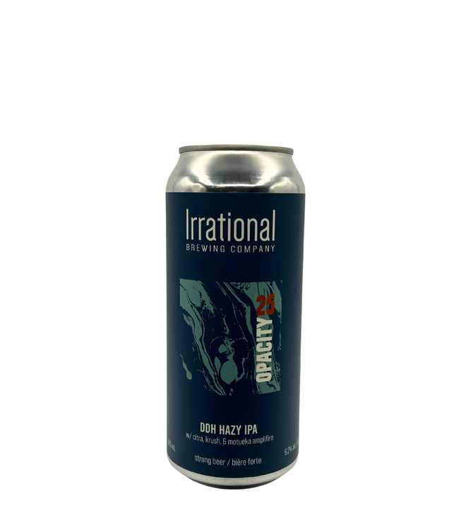Irrational Brewing Exp. Opacity 25: DDH Hazy IPA 473ml