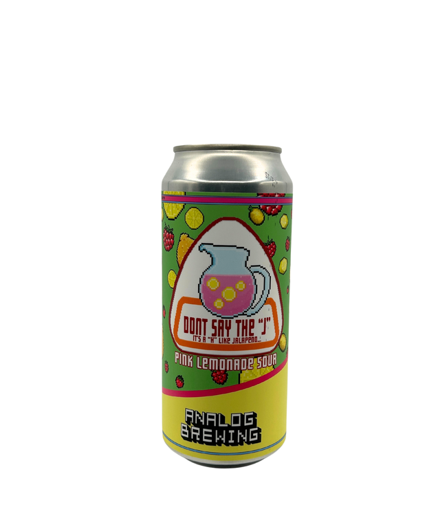 Analog Brewing Don't Say The "J" Pink Lemonade Sour 473ml