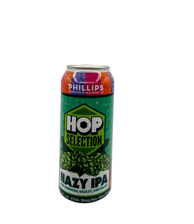 Phillips Hop Selection Hazy IPA with Luminosa,Galaxy,strata 473ml