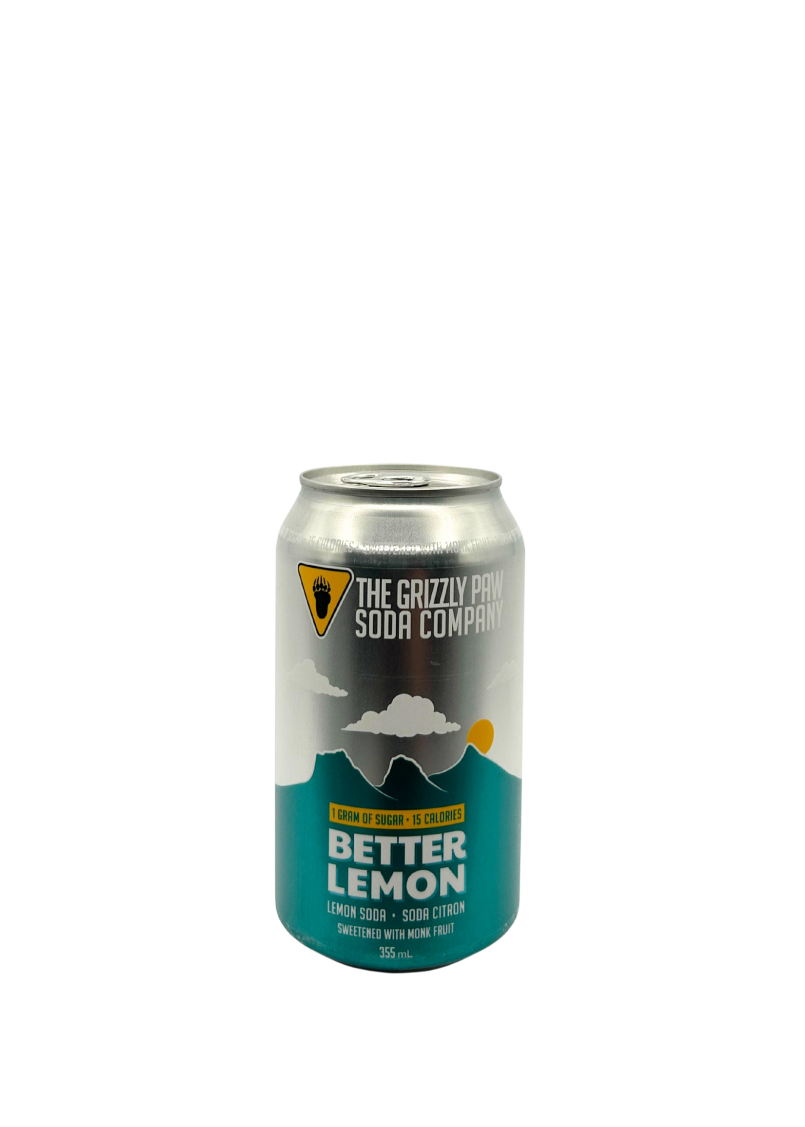 The Grizzly Paw Brewing Co better Lemon Soda 355 ml