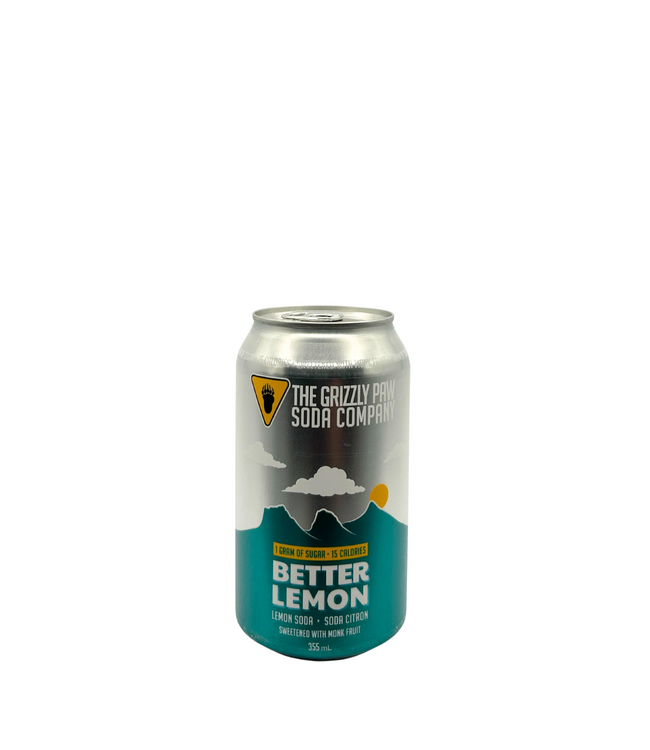 The Grizzly Paw Brewing Co better Lemon Soda 355 ml