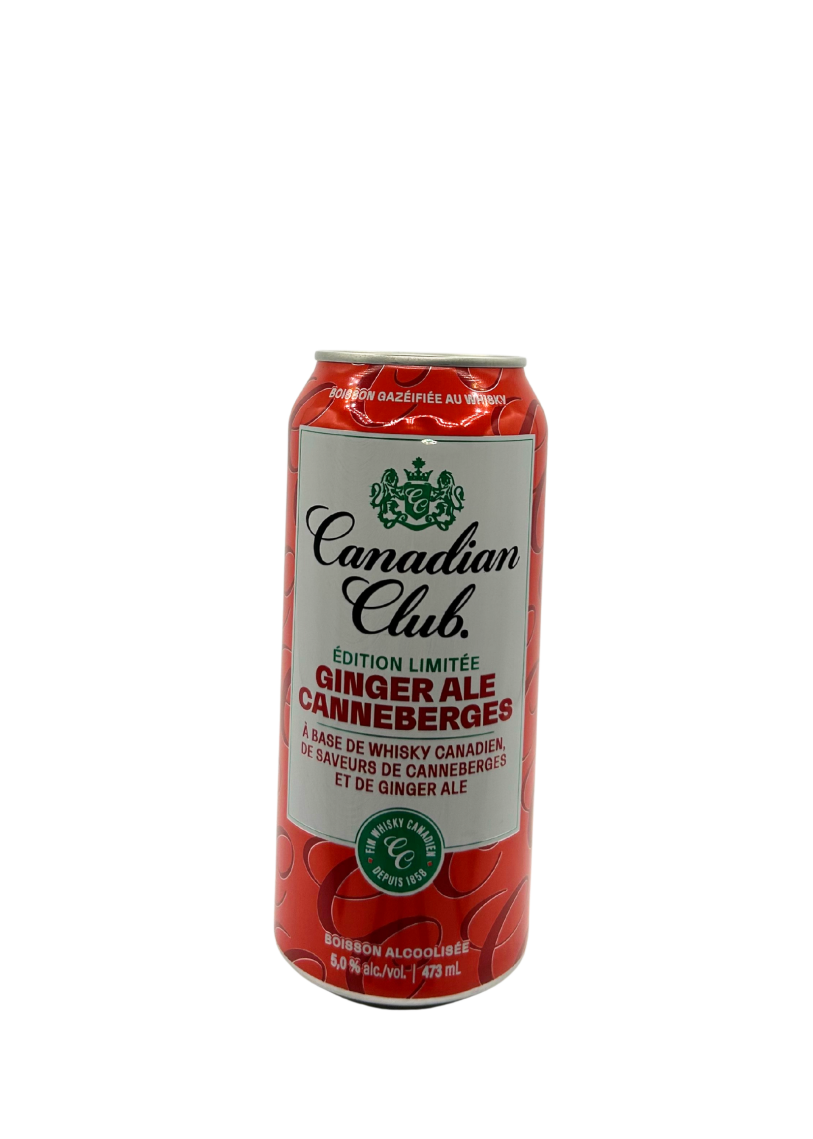 CANADIAN CLUB CRANBERRY GINGER ALE  473 ML