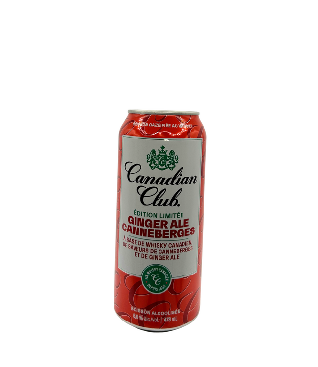 CANADIAN CLUB CRANBERRY GINGER ALE  473 ML