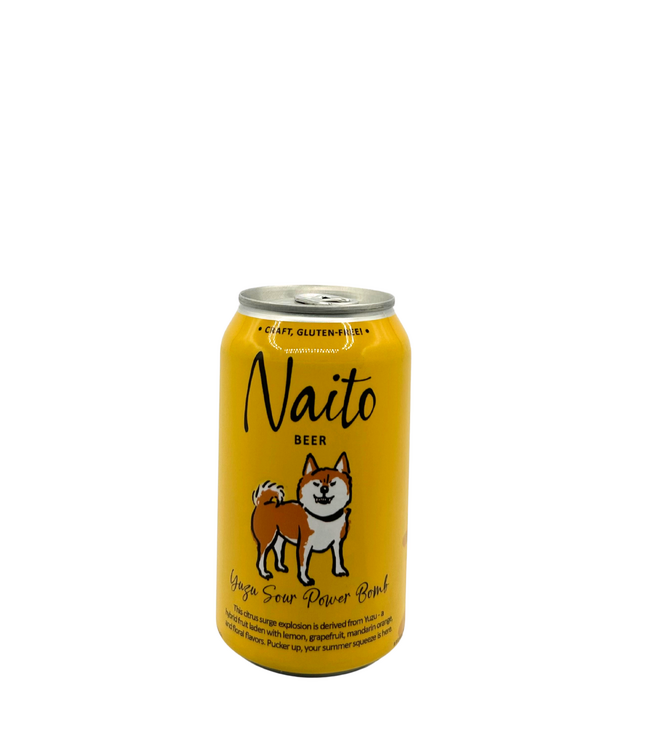 Naito Beer Yuzu Sour Gluten free 355ml