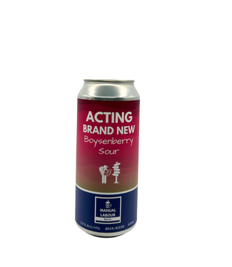 Manual Labour Beer Co. Acting Brand New  Boysenberry Sour 473ml