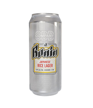 Odd Company Brewing Ronin Japanese Rice Lager 473ml