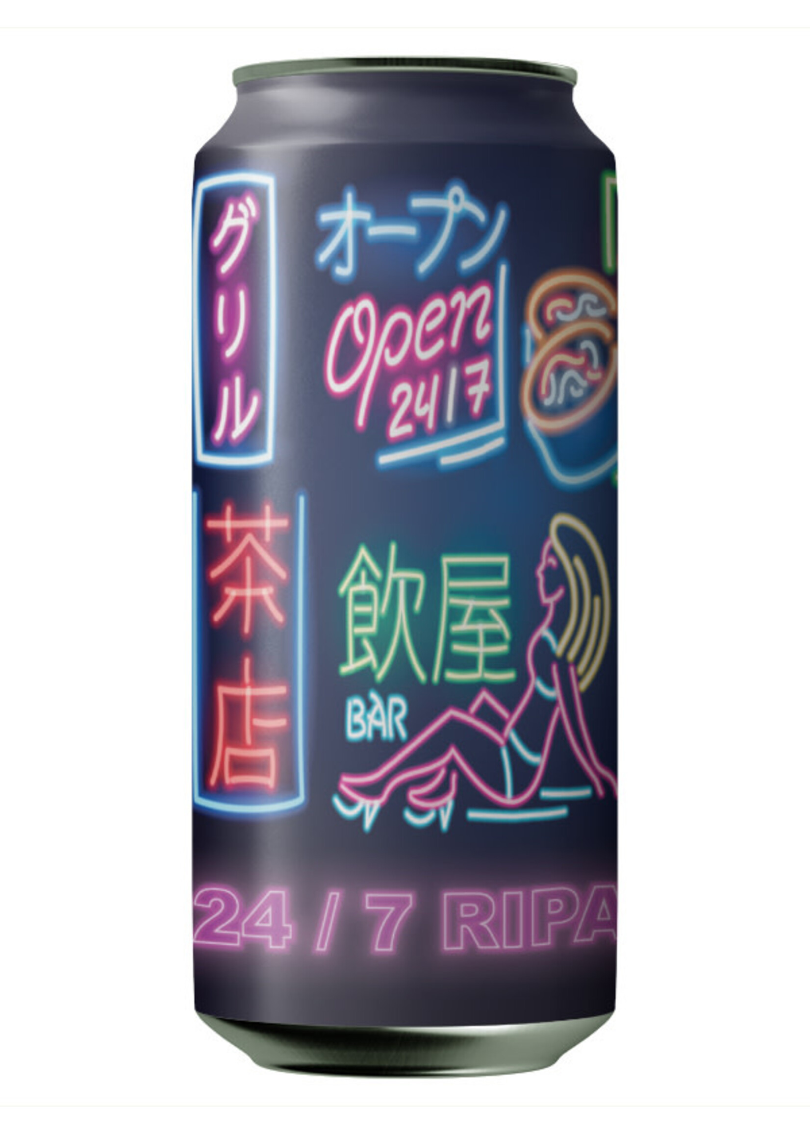 Iron Hat Brewing Co.  24/7 Rice IPA 473ml