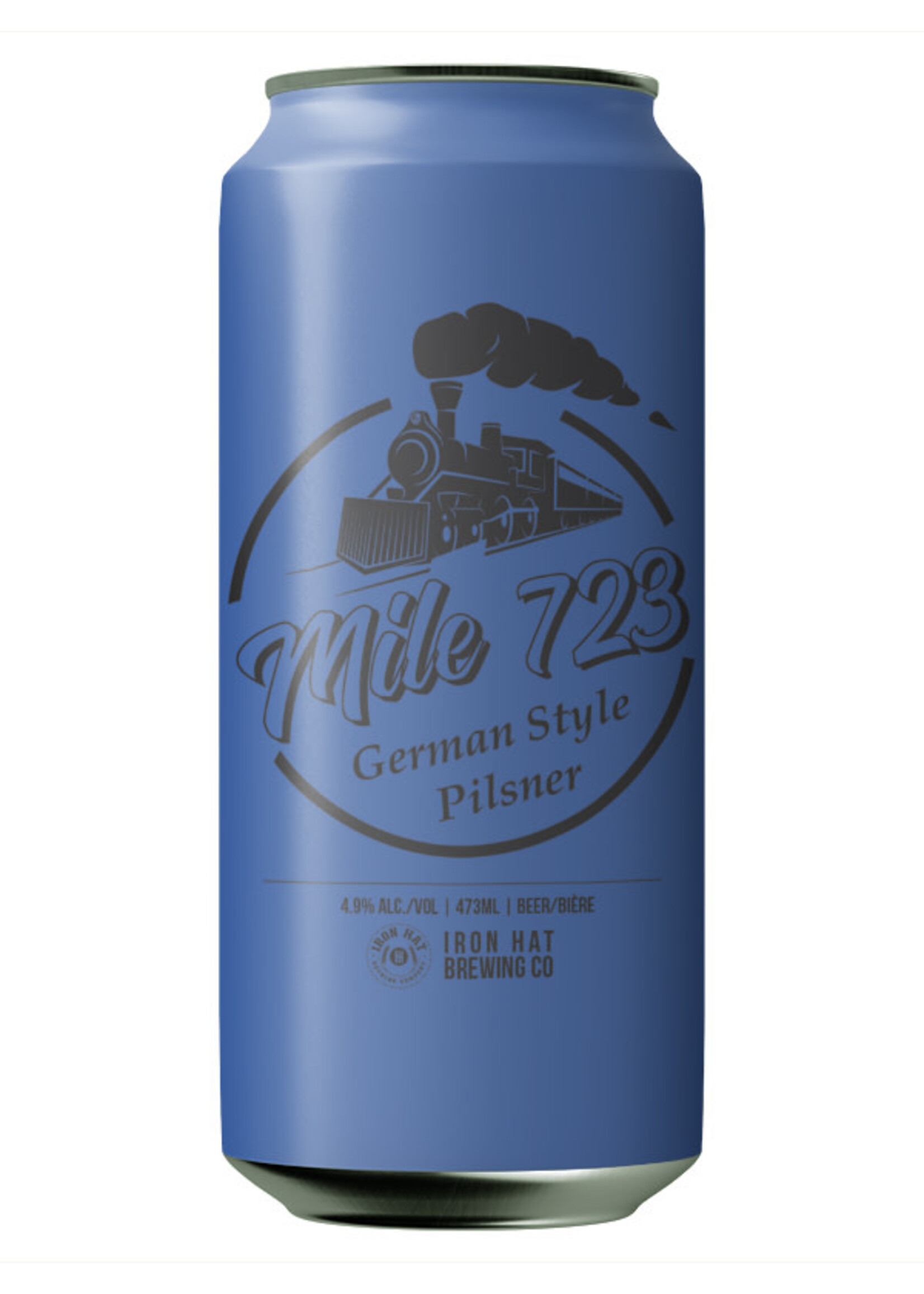 Iron Hat Brewing Co. Mile 723 German Style Pilsner 473ml