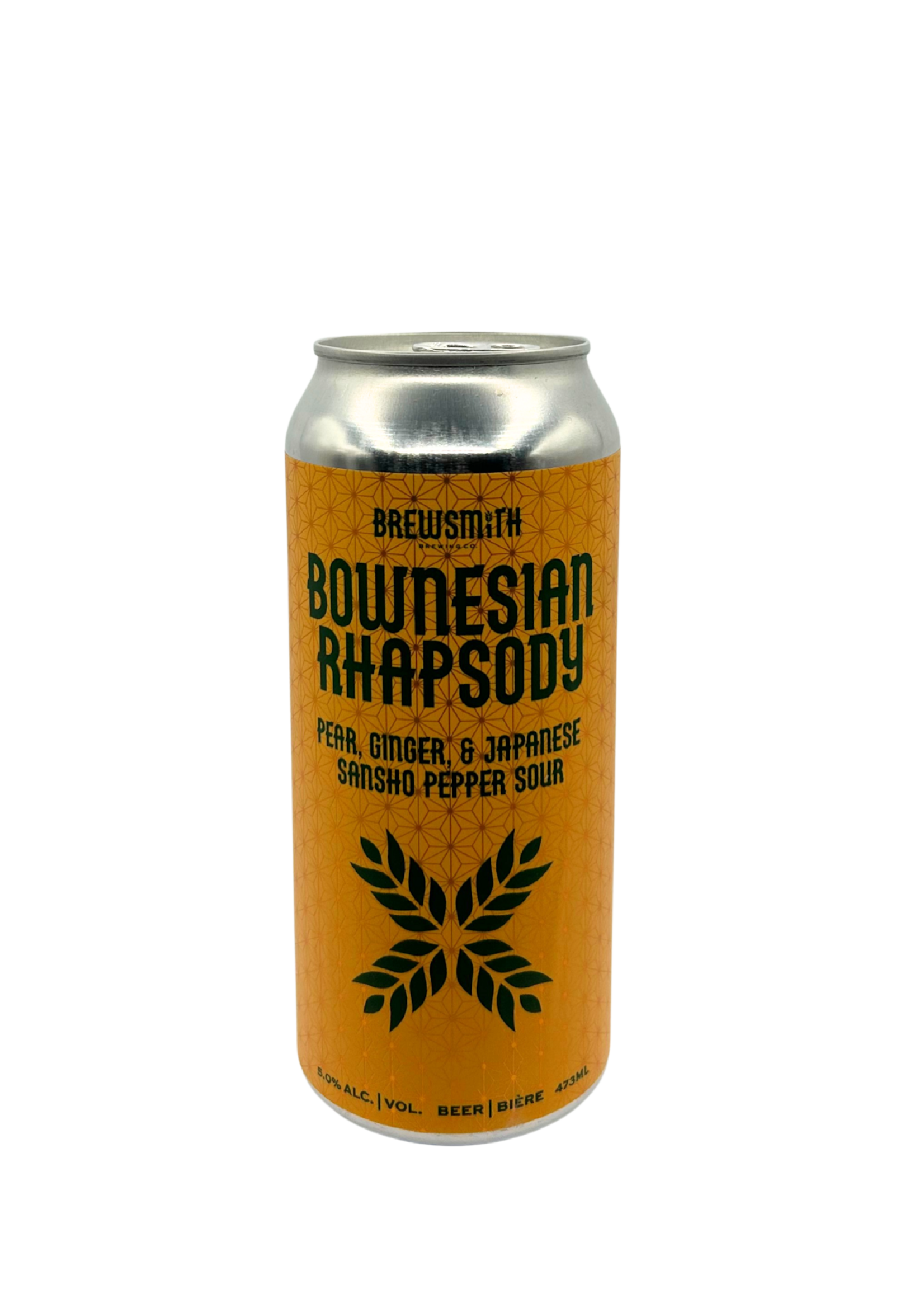 Brewsmith Brewing Co. Bownesian Rhapsody:Pear,Ginger & Japanese Sansho Pepper Sour 473ml