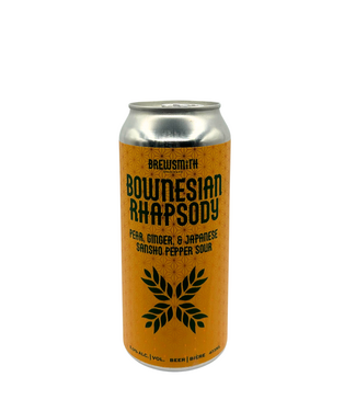 Brewsmith Brewing Co. Bownesian Rhapsody:Pear,Ginger & Japanese Sansho Pepper Sour