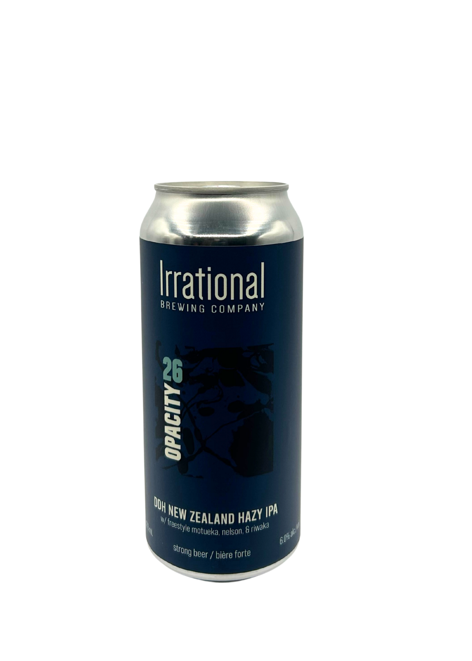 Irrational Brewing Irrational Brewing Exp Opacity 26: DDH New Zealand Hazy IPA 473ml