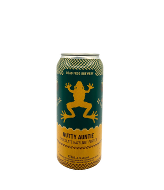 Dead Frog Brewing  Nutty Aunty Chocolate Hazelnut Porter 473ml