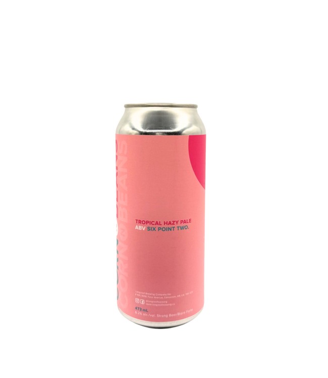 Longroof Brewing Co.Corn'N Beans Tropical Hazy Pale  473ml