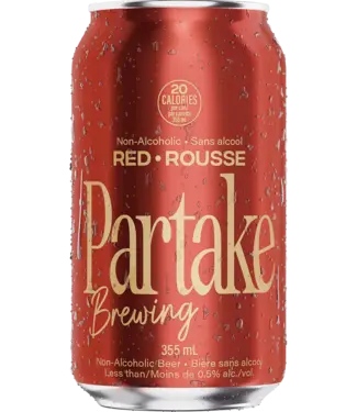 Partake Non-Alcoholic Red Ale 355ml