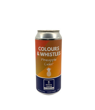 Manual Labour Beer Co. Manual Labour Beer Co. Colours & Whistles Pineapple Cider 473ml