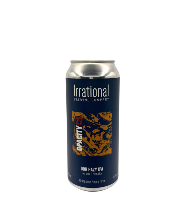 Irrational Brewing Exp Opacity 27: DDH New Zealand Hazy IPA 473ml