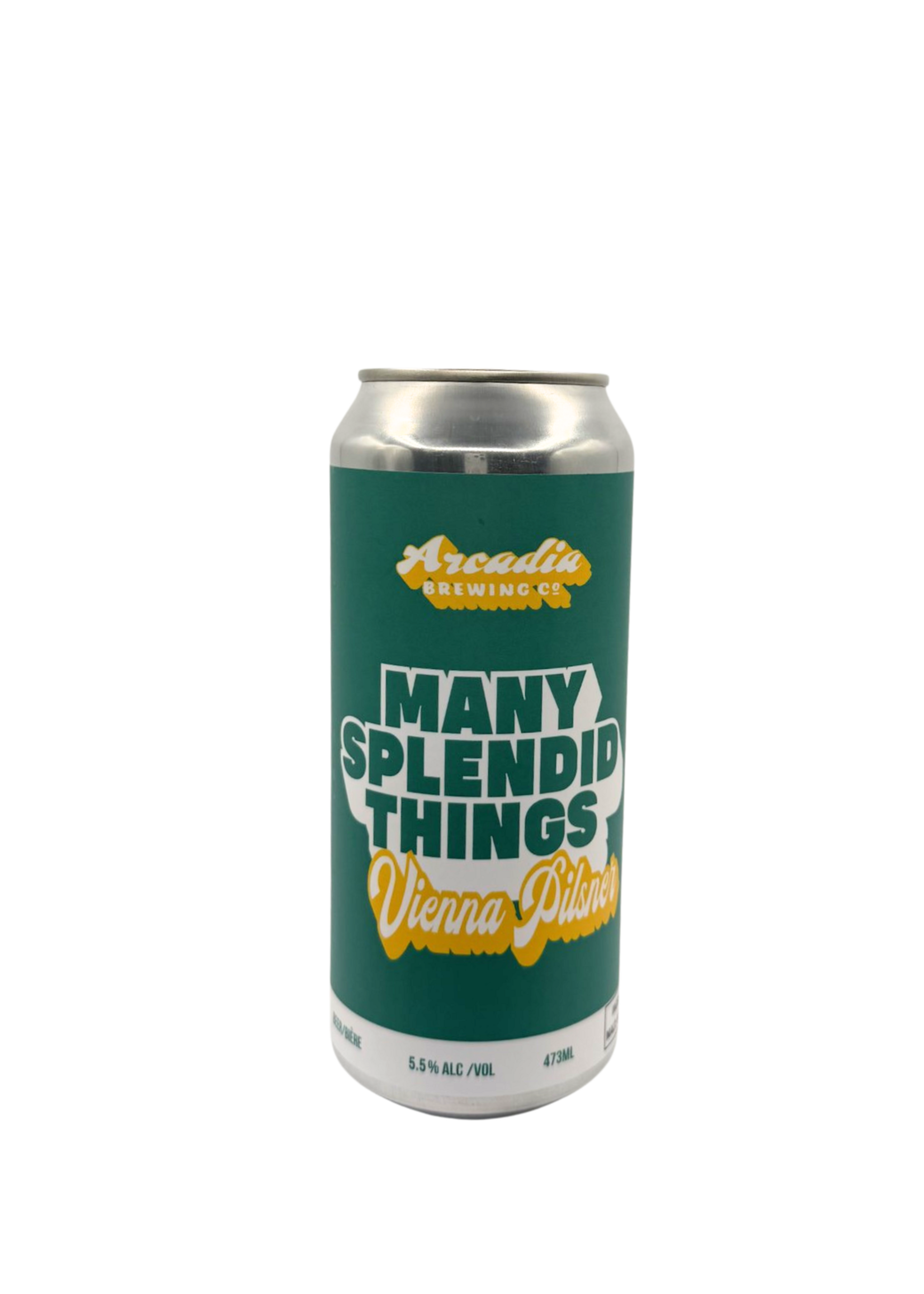Arcadia Brewing Arcadia Brewing Many Splendid Things Vienna Pilsner 473ml